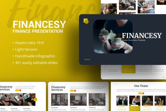 Elevating Financial Narratives with the Financesy Presentation Template