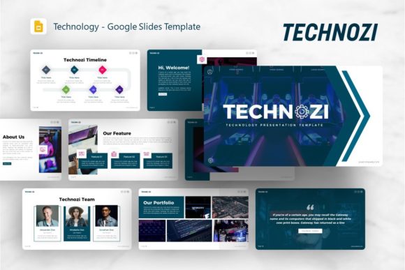 Elevating Visual Communication: A Comprehensive Guide to the Technozi Technology Presentation Template