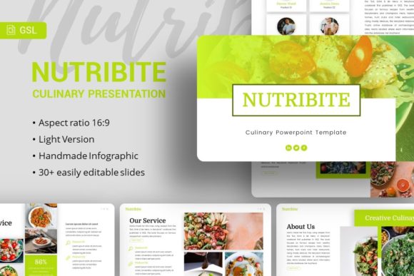 Elevating Visual Storytelling with the Nutribite Google Slides Template