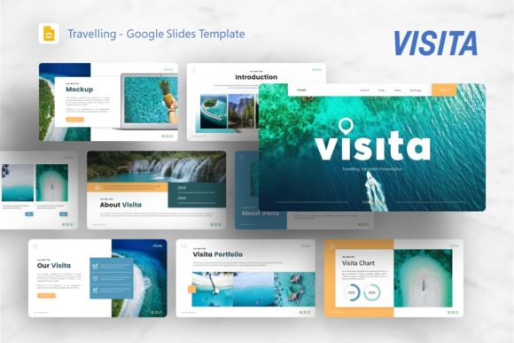 Elevating Your Narrative with the Google Slides Template - Visita