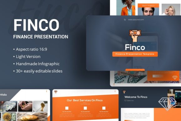 Evaluating Presentation Template - Finco for Professional Financial Decks