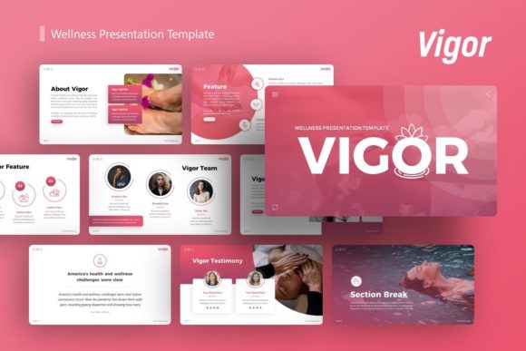 Evaluating Presentation Template - Vigor for Professional and Wellness Communication