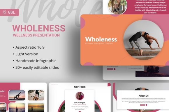 Google Slides Template - Wholeness: A Versatile Design Tool