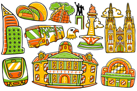 Jakarta City Doodle Vector 01: A Versatile Asset for Modern Visual Storytelling