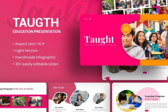 Maximizing Visual Impact with the Taught Education Presentation Template