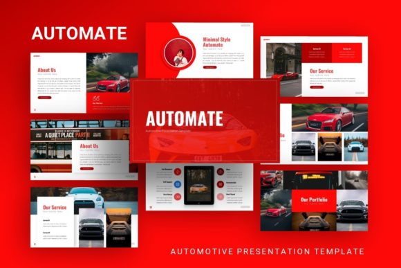 Presentation Template - Automate: Streamlining Visual Communication for Modern Professionals