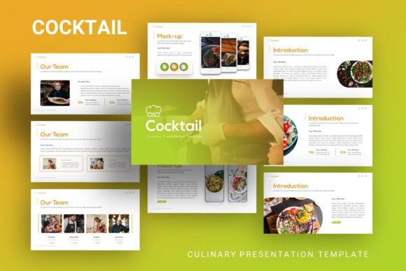 Presentation Template - Cocktail: Elevating Visual Storytelling for Modern Professionals