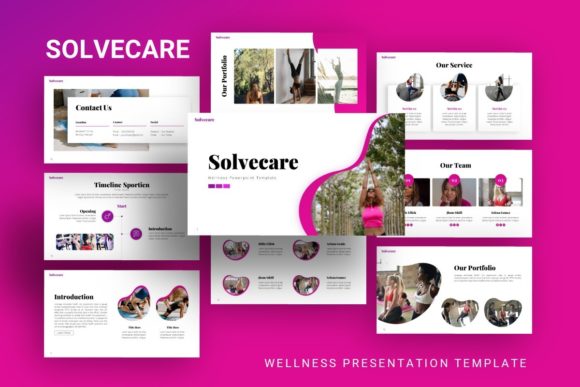 Presentation Template - Solvecare: Elevating Visual Communication for Modern Professionals