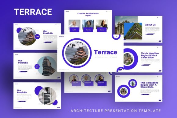 Presentation Template Terrace: Design Efficiency