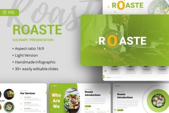 Roaste: Elevating Visual Storytelling with a Versatile Google Slides Template